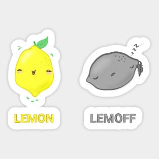 Lemon Lemoff Sticker